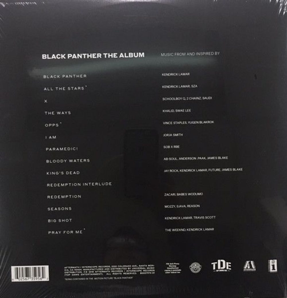 Виниловая пластинка Various Black Panther The Album Music From And Inspired By
