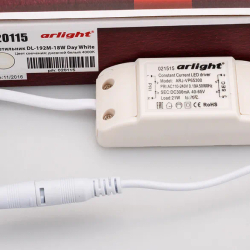 Светильник DL-192M-18W Day White (Arlight, IP40 Металл, 3 года) 020115