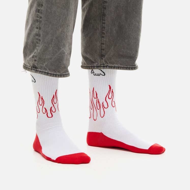 Носки ANTEATER FIRE, белый