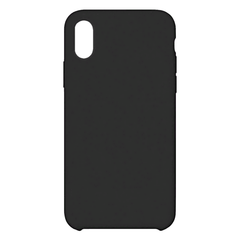 Силиконовый чехол Silicon Case WS для iPhone Xs Max (Черный)