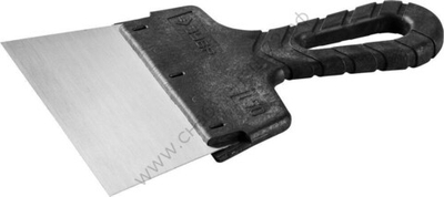 ЗУБР 150 мм, пластиковая ручка, стальной, Фасадный шпатель, СТАНДАРТ (10052-15)