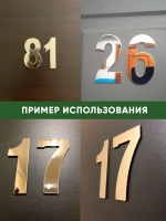 Цифра дверная