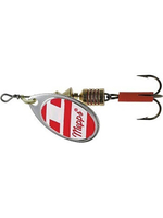 Блесна для рыбалки вращающаяся Mepps AGLIA White/Red