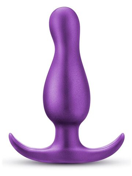 Фиолетовая анальная пробка The Quantum Plug - 8,9 см.