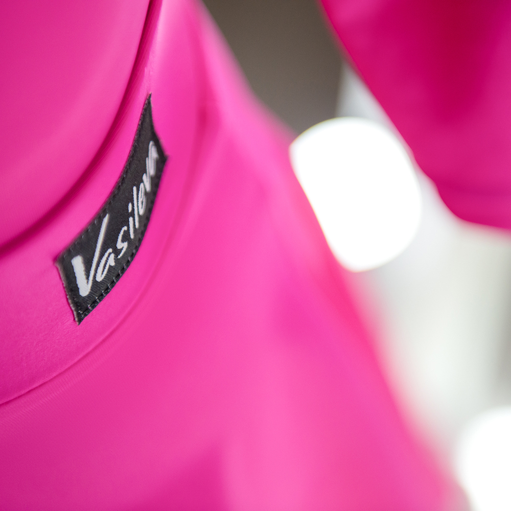 розовое платье для танцев