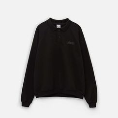 Свитшот ANTEATER Crewneck Polo, черный