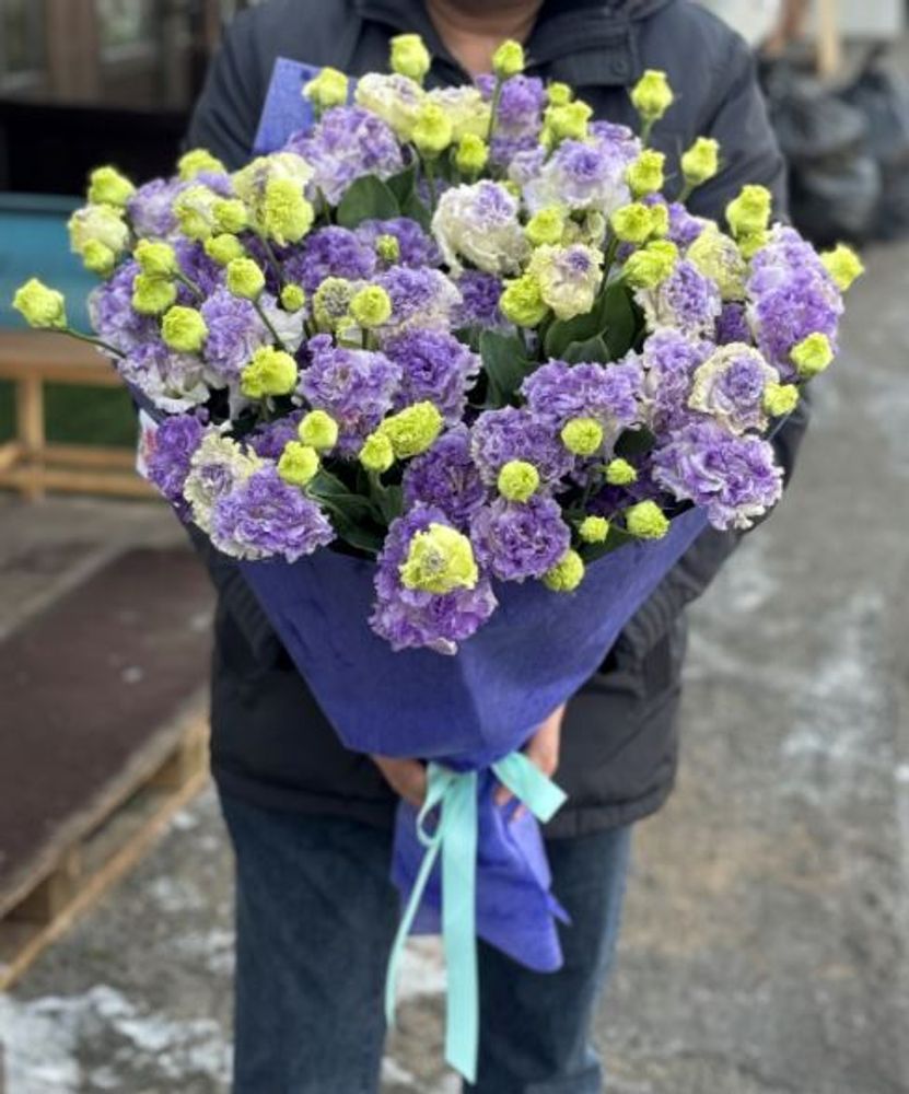 Букет &quot;Blue purple eustoma&quot;