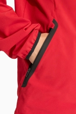 Ветровка adidas Belgium 2026 Tiro Travel Full-Zip - красный