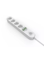 Сетевой фильтр с 4 USB 2 метра
