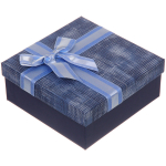 Коробка подарочная «С любовью» 15,5*15,5*6,5 см, синий