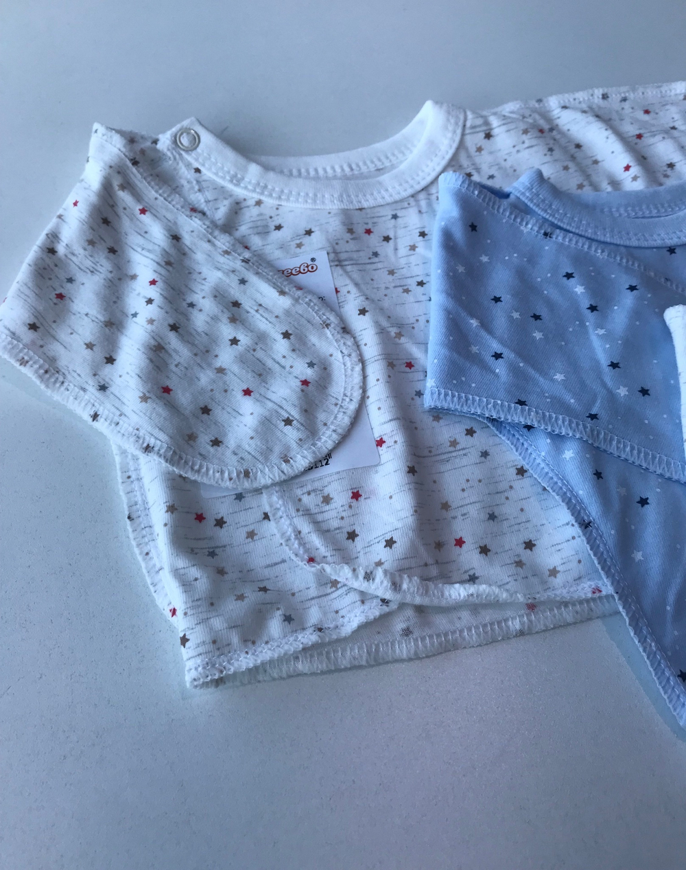 Распашонки ЗВЕЗДОЧКИ (Малышеево) кулир Арт: 0203К (Размер: 56)