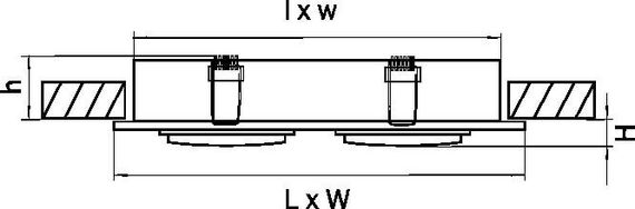 Встраиваемый светильник Lightstar Singo 011622