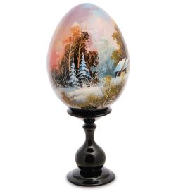 ШК-25/22-B Яйцо расписное «Зимний пейзаж»