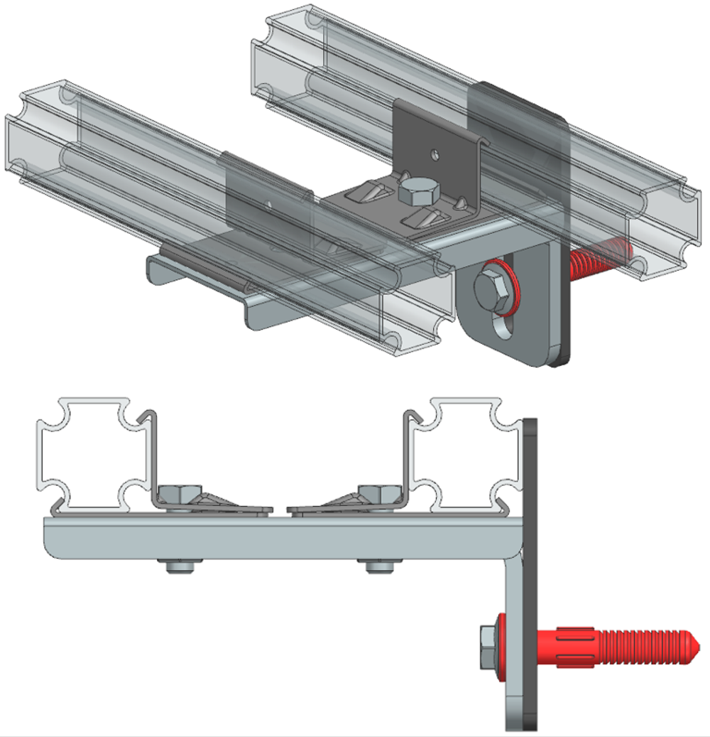 Крепление двойное WALLBOX (цена за 1шт.)