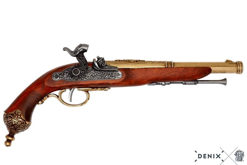 Пистоль итальянский, Брешиа, 1825 год, латунь  DE-1013-L