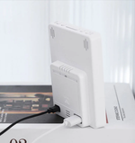 Часы-будильник настольные LED 5508 White&Green