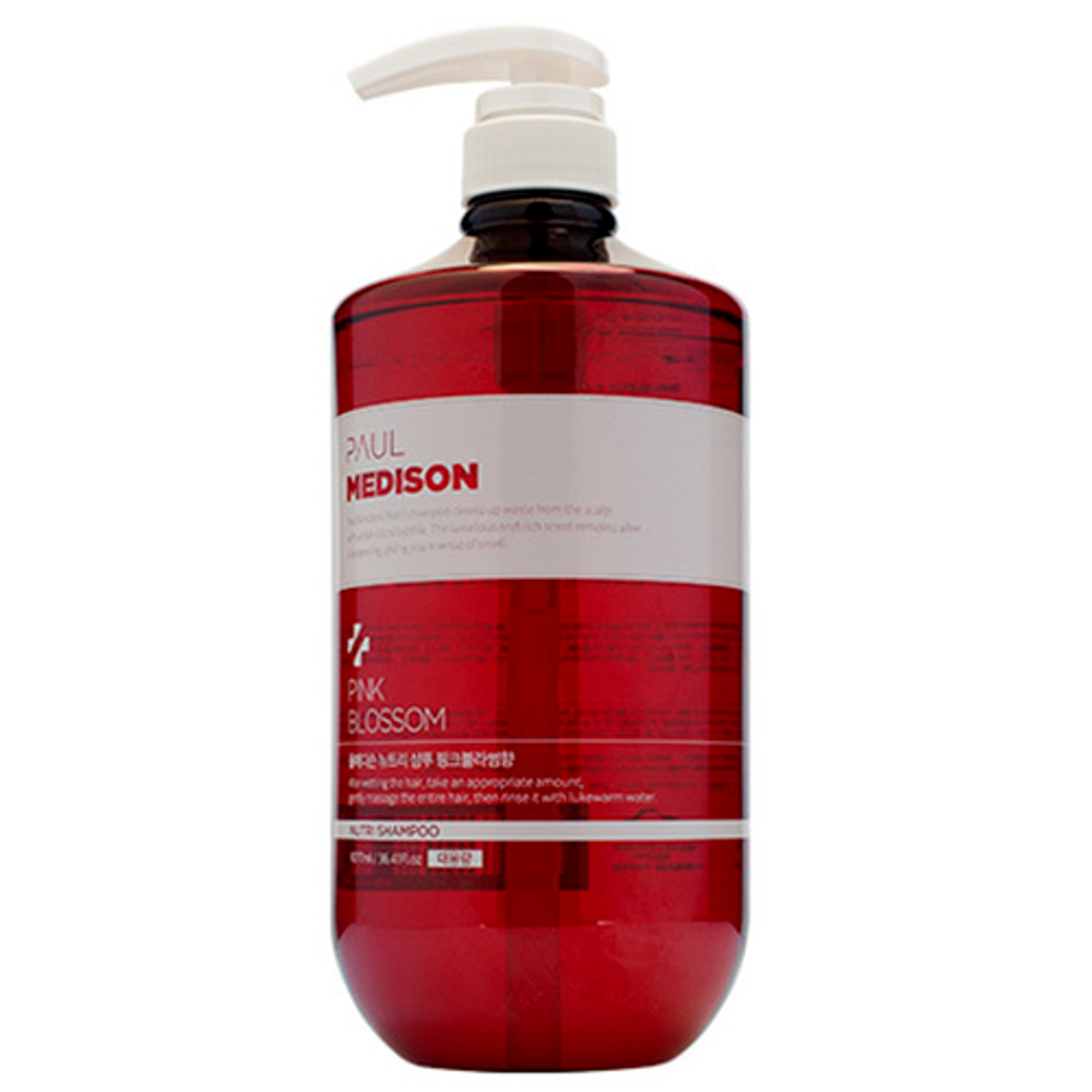 Увлажняющий шампунь с цветочным ароматом Paul Medison Nutri Shampoo Pink Blossom 1077мл