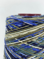 Caliza - Italy Stock- 75% шерсть, 25% п/а; 420м/100гр., мультиколор синий