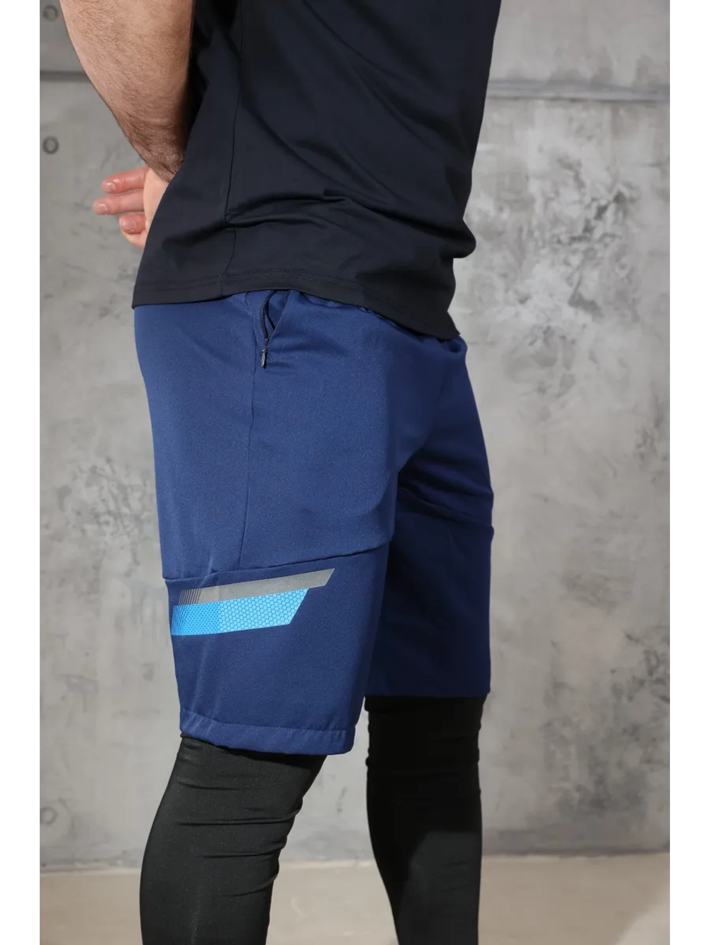 Шорты тренировочные удлиненные