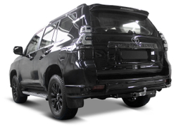 Фаркоп торцевой c электрикой Smart для Toyota Land Cruiser Prado 150 рестайлинг (Black Onyx) 2020-н.в., шар F, 1500/75 кг, F.5714.004