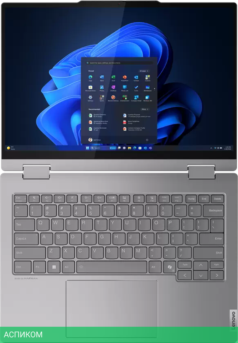 Ноутбук 2-в-1 Lenovo ThinkBook 14 2-in-1 G4 IML 21MX000YRU