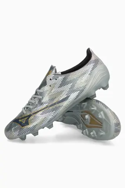 Бутсы Mizuno Alpha II Elite FG - серебряный