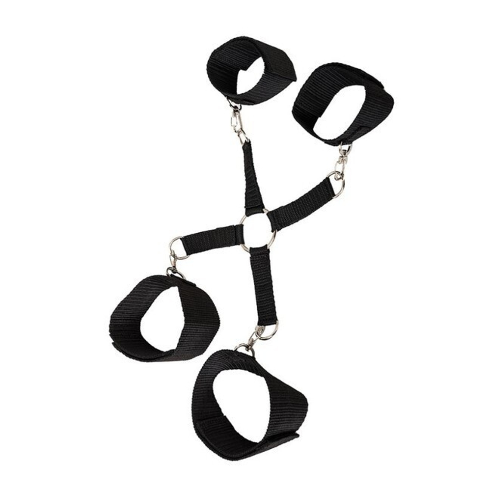 Сцепка-фиксатор рук и ног (Цвет: черный)