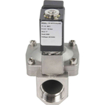 Two way normally closed indirect acting electric solenoid valve Elephant VS2W-401E-PU-NC G EPDM 110/220V, body material - stainless steel AISI 304, seal - EPDM