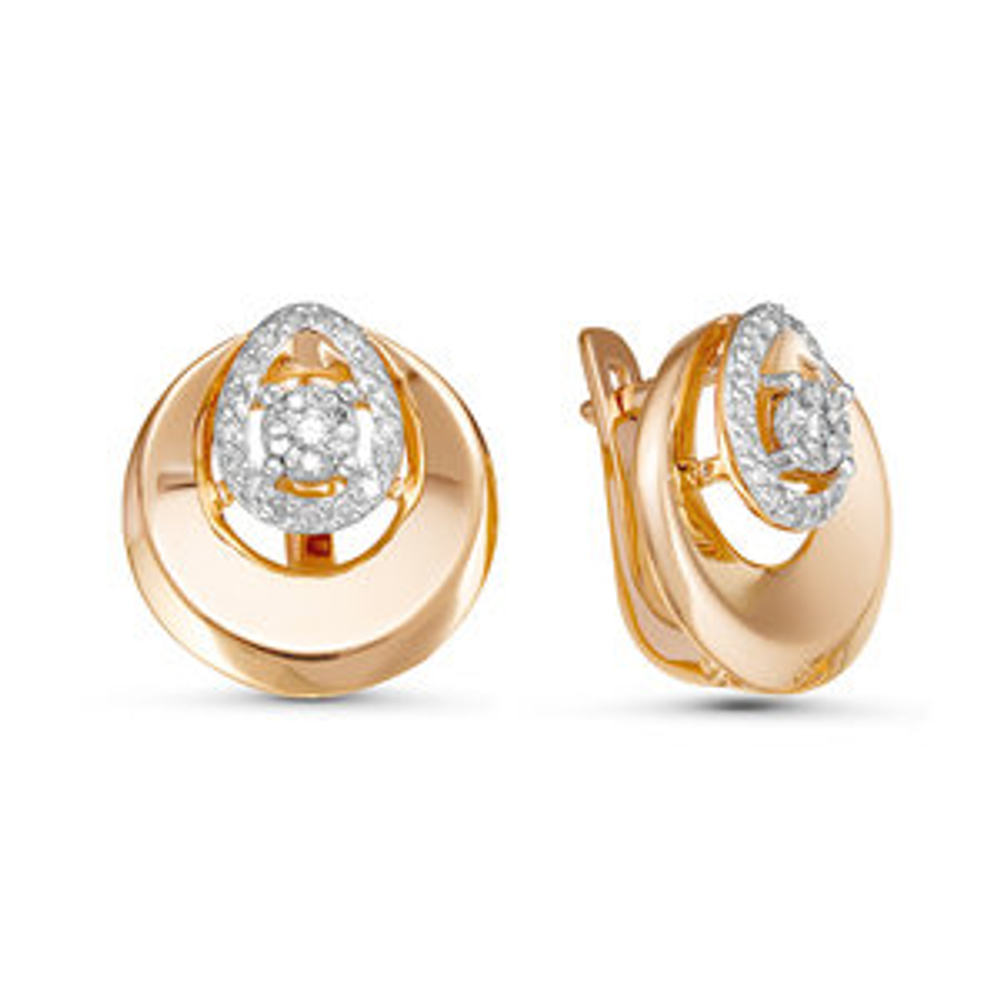 Серьги из золота с бриллиантами