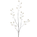 Ветка декоративная «Волшебный блеск» 35 см, Серебро