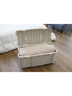 Ящик экспедиционный IRIS HD BOX SOLID CONTAINER SC800D серый, 64 литра 80x38x38 см.