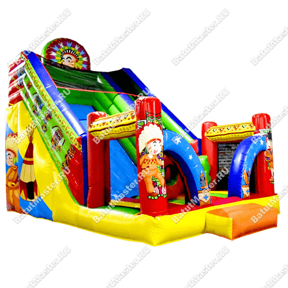 Надувная горка "Индиана" 7*5*6 м