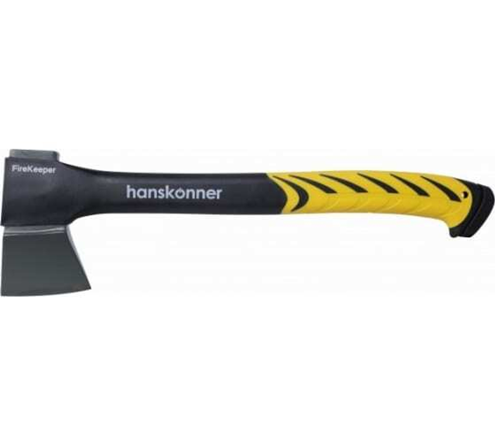 ТОПОР HANSKONNNER 650Г ФИБ.РУКОЯТКА C ЗАЖИГАЛКОЙ,КОВАНЫЙ, PTFE ПОКРЫТИЕ HK1015-02-FB0650