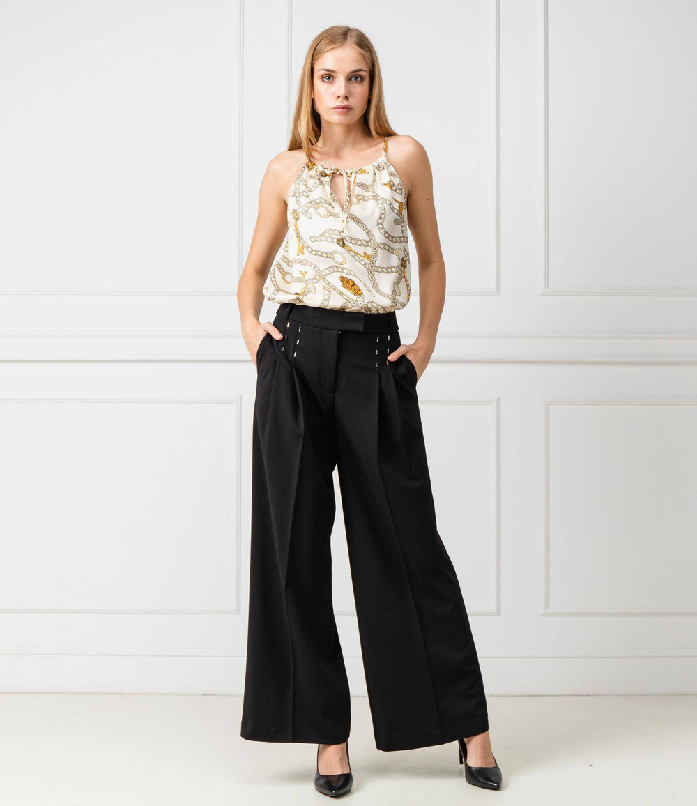 блузка NA-KD - кремовый(1100 001547)