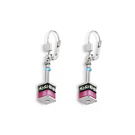 Серьги Coeur de Lion 4409/20-1522 цвет розовый