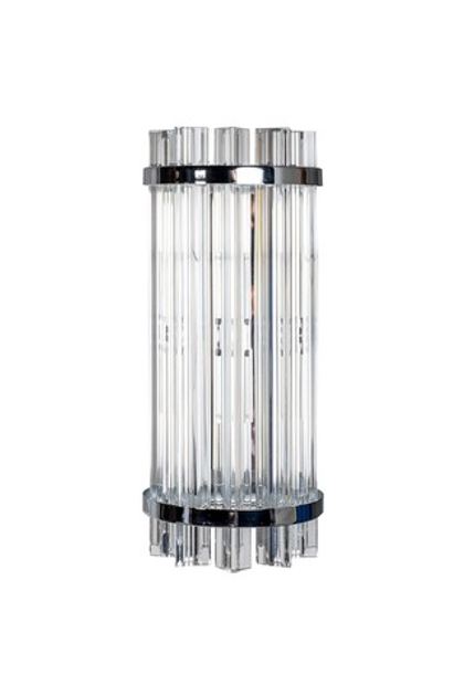 Бра стеклянное d35см Garda Decor xром классический стиль, E14, 40W