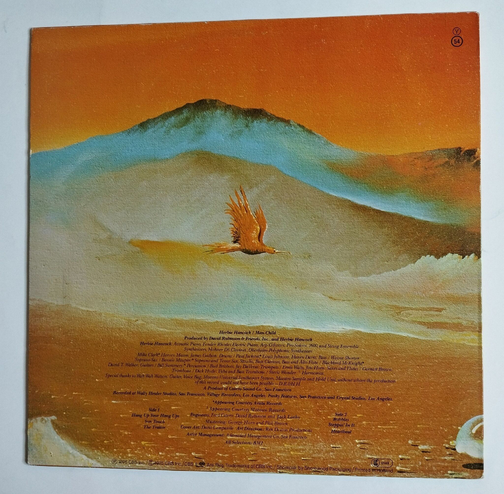 Винтажная виниловая пластинка LP Herbie Hancock Man Child (Holland 1975)