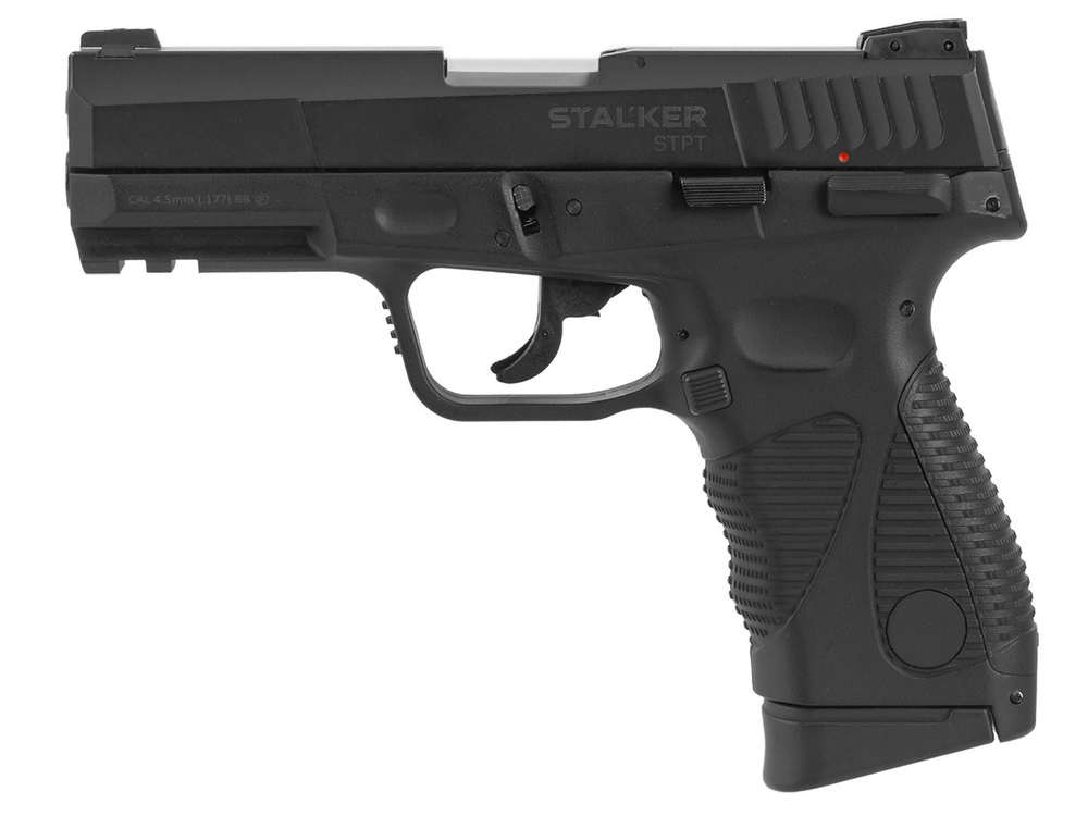 Пистолет пневматический Stalker STPT (Taurus PT 24/7 G2) к.4,5мм, 12г CO2, металл, 105 м/с, Hop-Up, Blowback