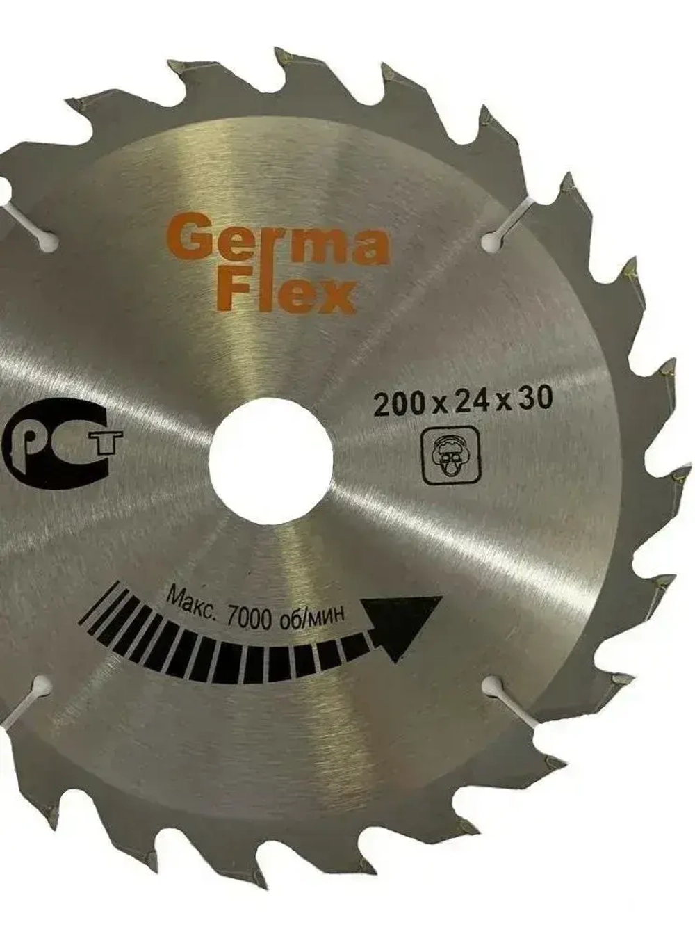 Диск пильный по дереву победитовый ф 200х24Тx30 мм. "PLEXPART"
