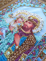 И-26а Набор для вышивания хрустальными камнями Святые Петр и Феврония (мал.)