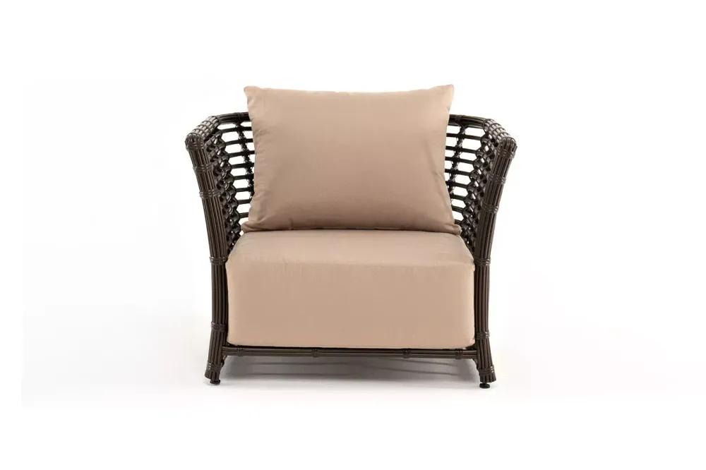 "Валенсия" кресло из искусственного ротанга, цвет бронзовый