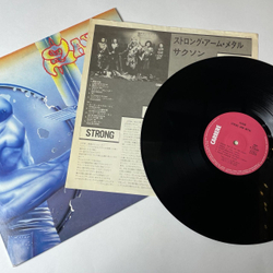 Винтажная виниловая пластинка LP Saxon Strong Arm Metal (Japan 1985) (No Obi)