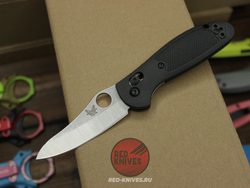 Нож Benchmade 555 Griptilian Mini - черный нейлон, клинок стоунвош