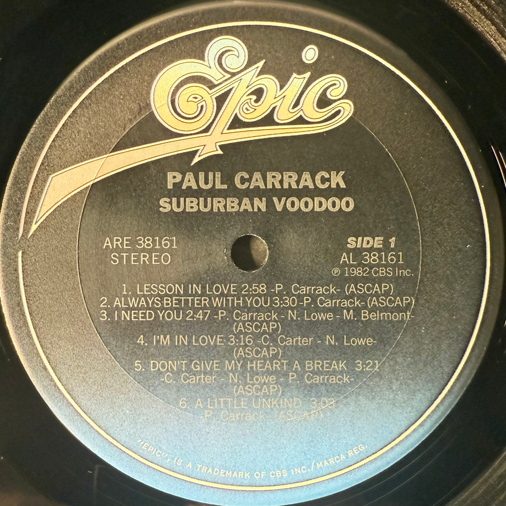 Виниловая пластинка Paul Carrack ‎– Suburban VooDoo LP