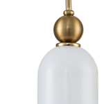 Настенный светильник 1x60Вт E14, металл/стекло, медь