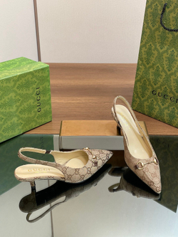 Gucci Horsebit Slingback Pump 4.5 cm
