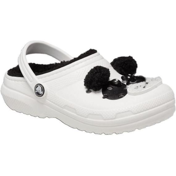 Crocs Classic Lined I Am Panda Bear 'White'