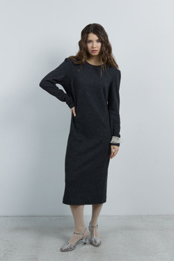 Платье небазовое из итальянской шерсти