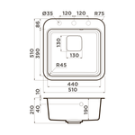 Мойка Omoikiri Tasogare 51-SA Artgranit | Бежевый