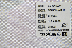 Рогожка Cotonelo Scandinavia (Котонело Скандинавия) B 25 rosa